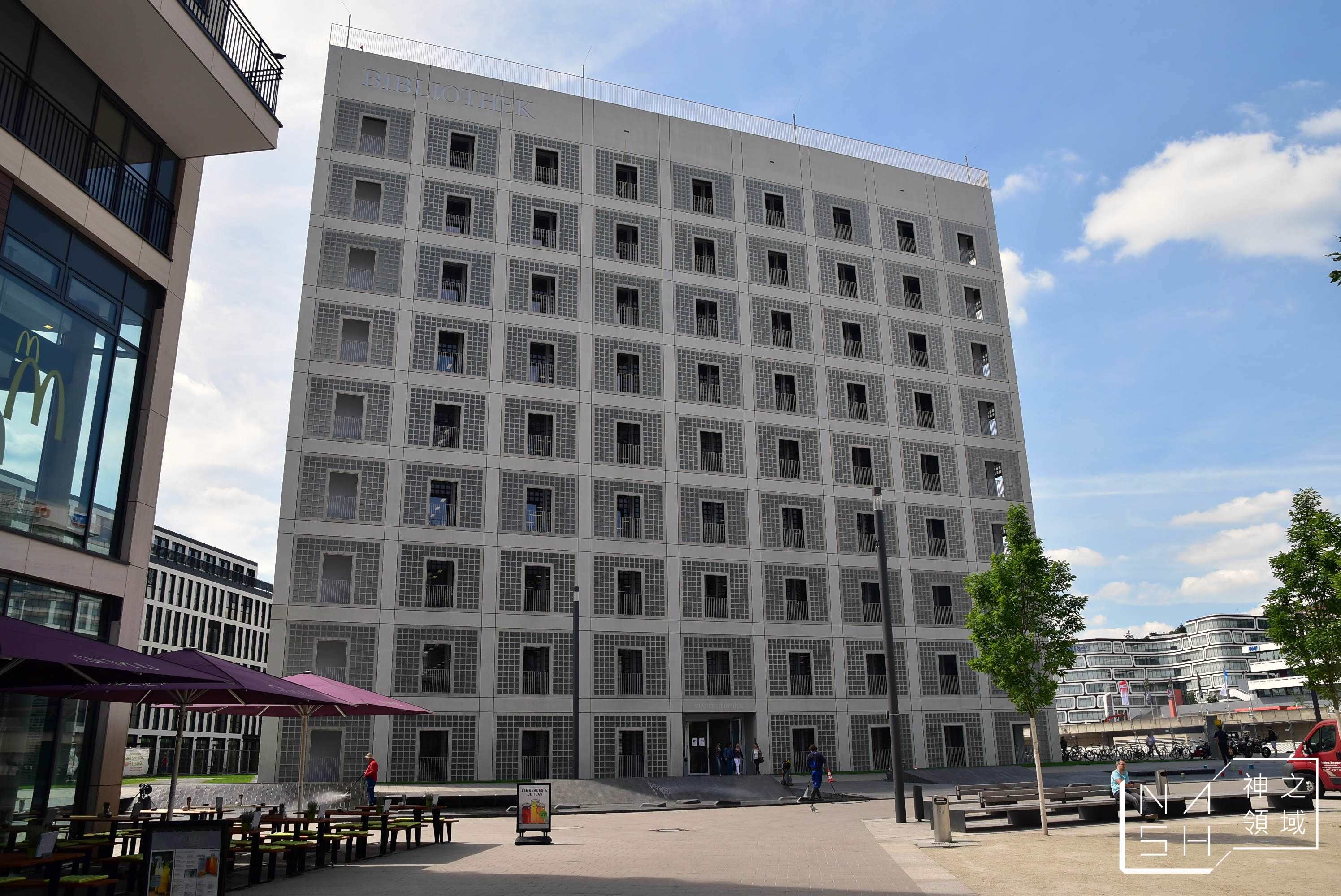 德國斯圖加特景點,德國斯圖加特景點推薦,德國斯圖加特圖書館,斯圖加特市立圖書館,斯圖加特圖書館