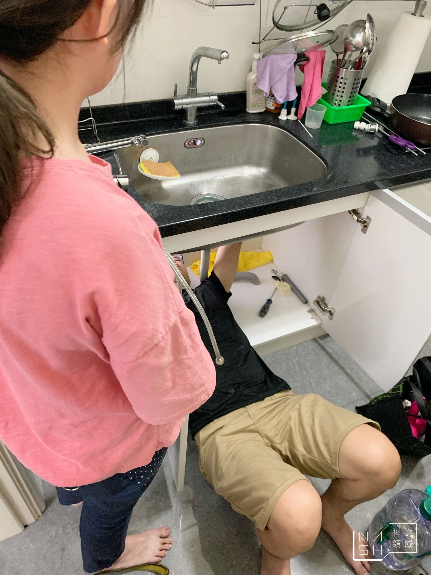 水槽漏水