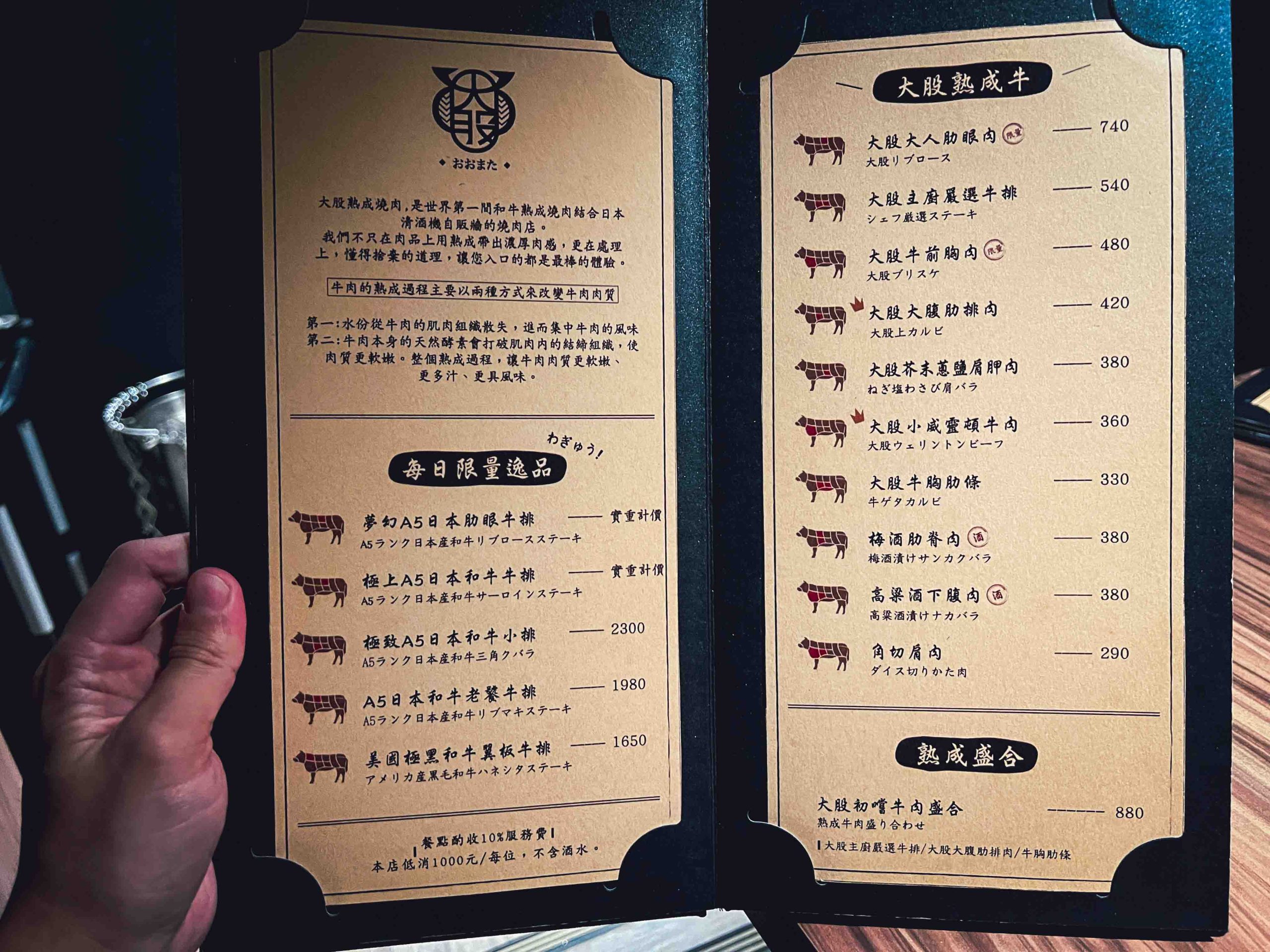 大股熟成燒肉專門台北南京店