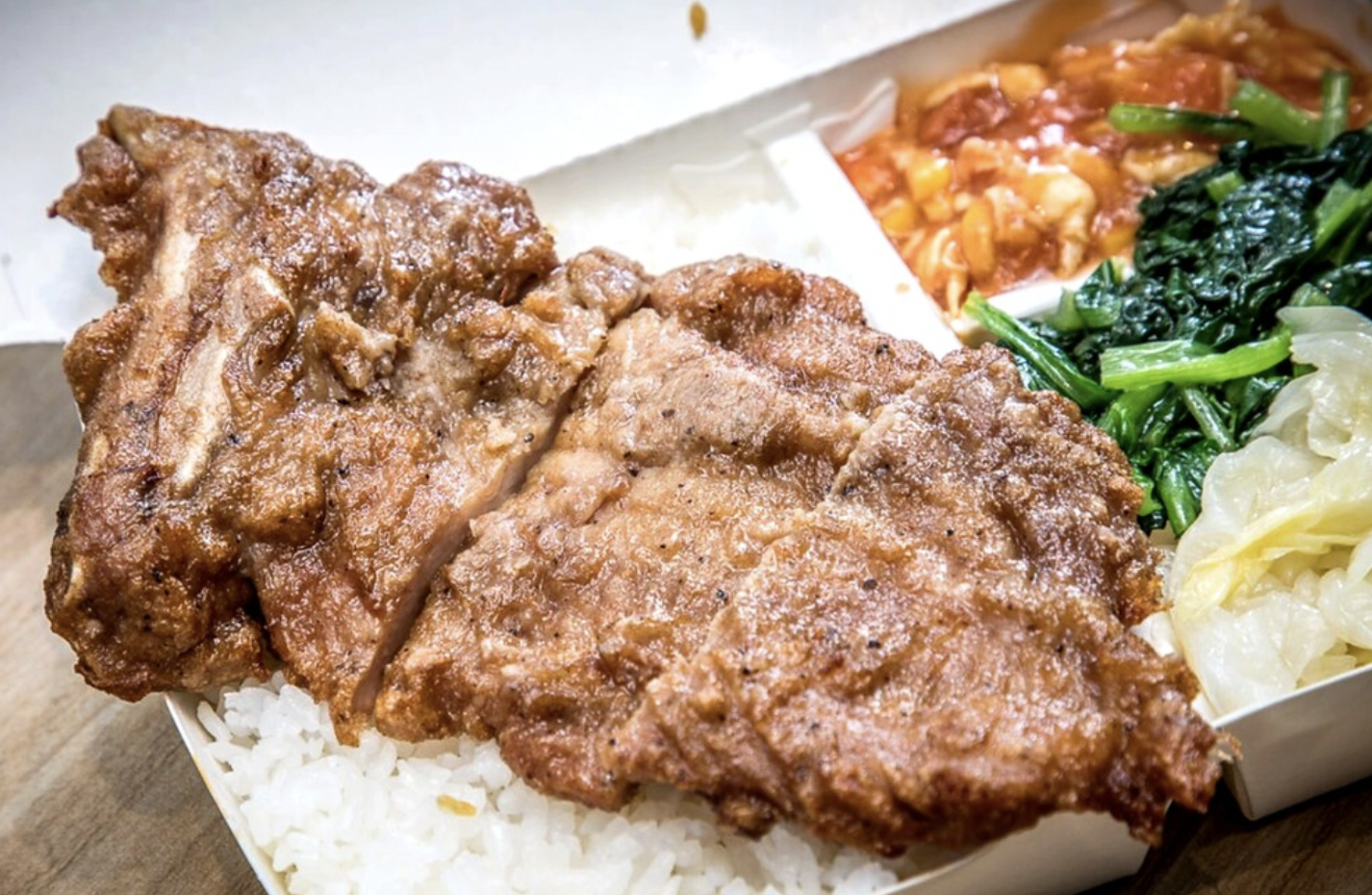 【天母美食】良食堂，大推排骨便當! 士林芝山便當推薦 (菜單)