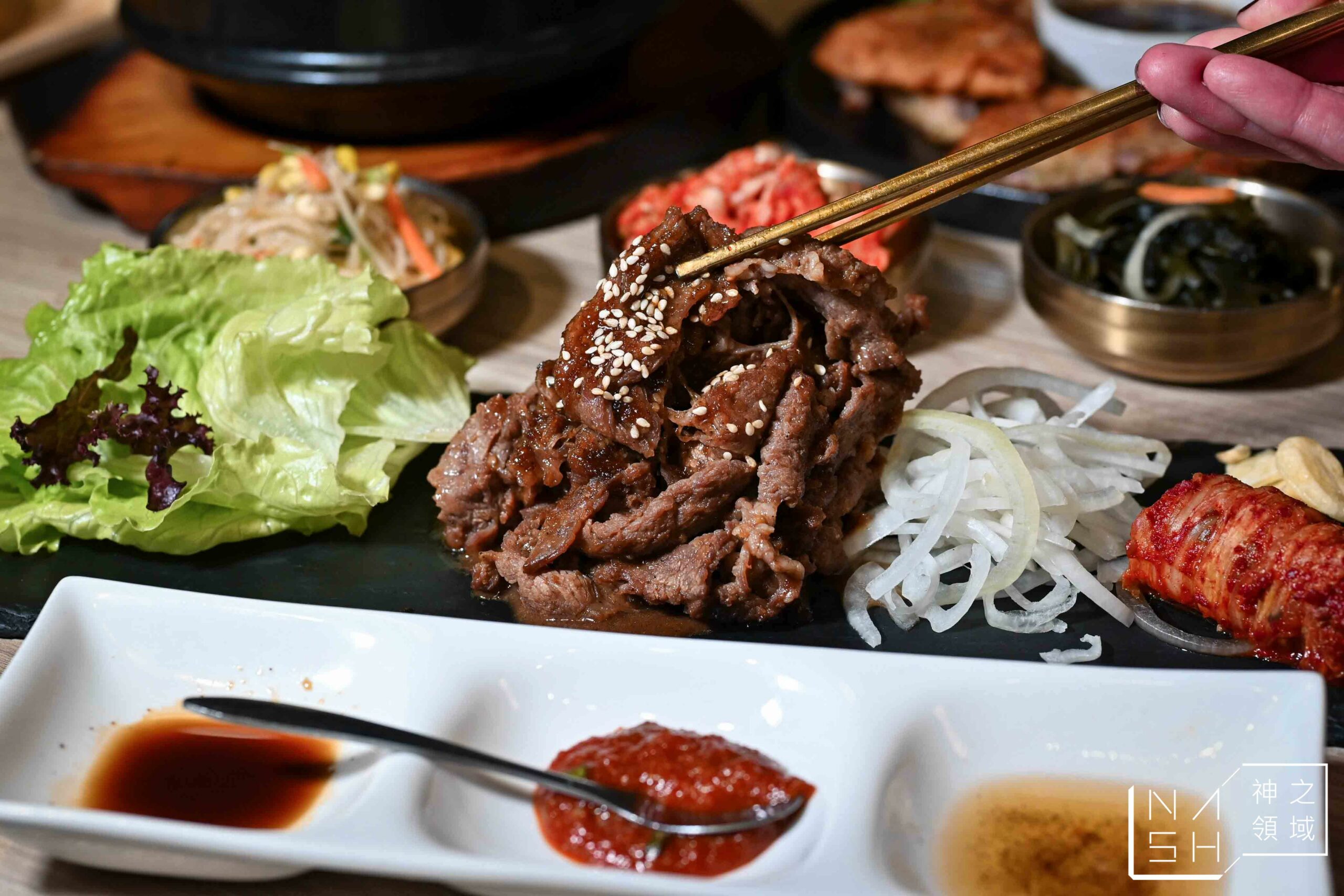 梨谷韓式鐵板炭火烤肉