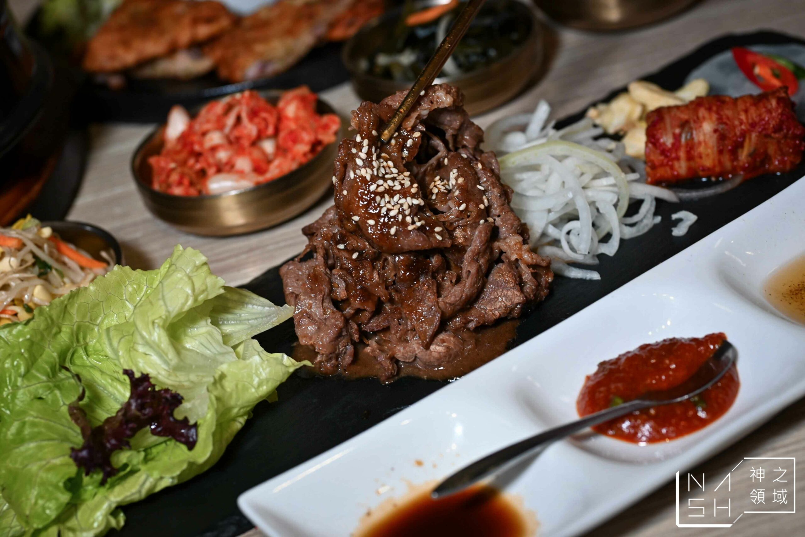 梨谷韓式鐵板炭火烤肉