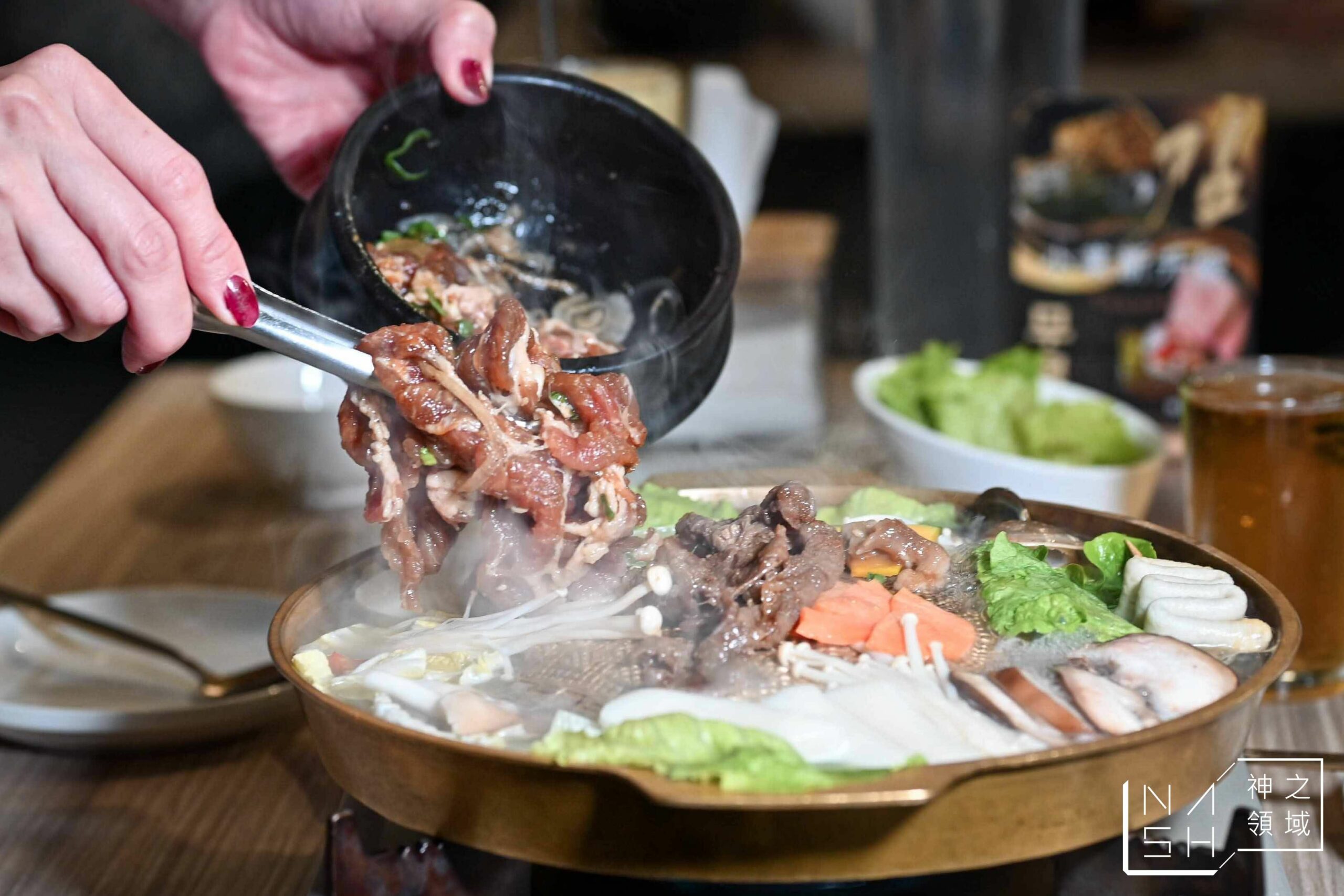 梨谷韓式鐵板炭火烤肉