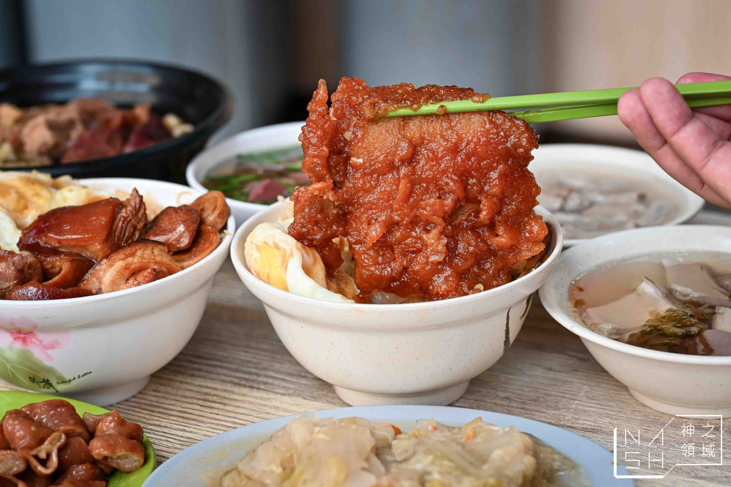 後菜園艋舺腿庫飯控肉飯