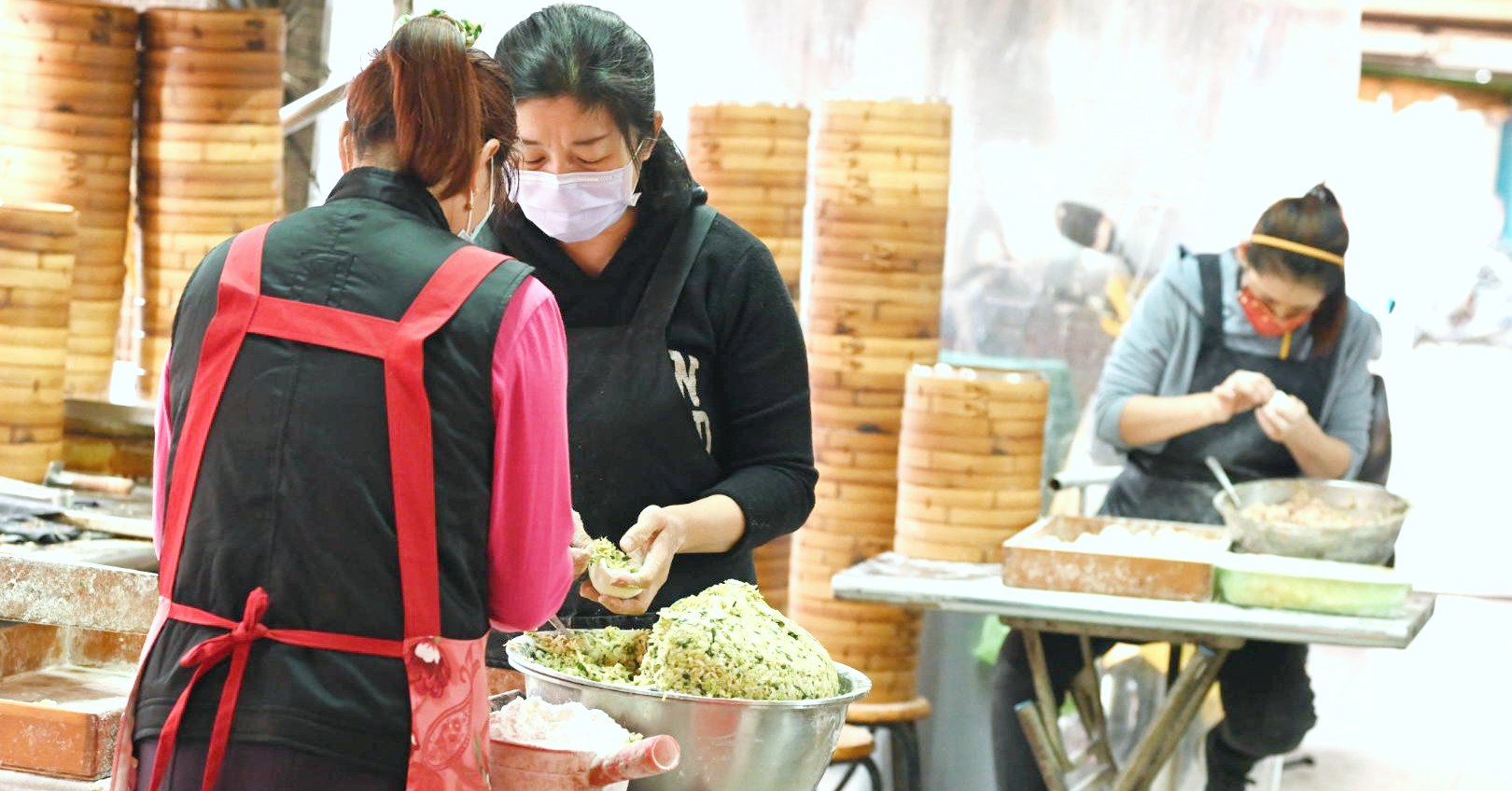 三重集美街小籠包水煎包