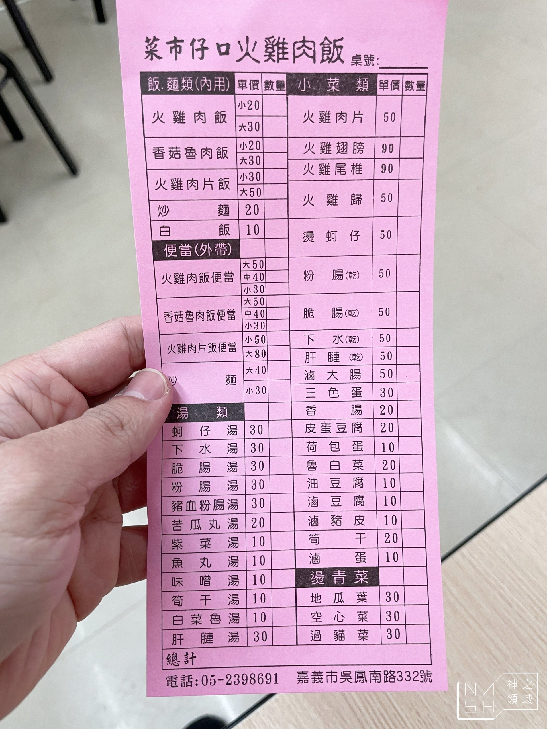 菜市仔口火雞肉飯