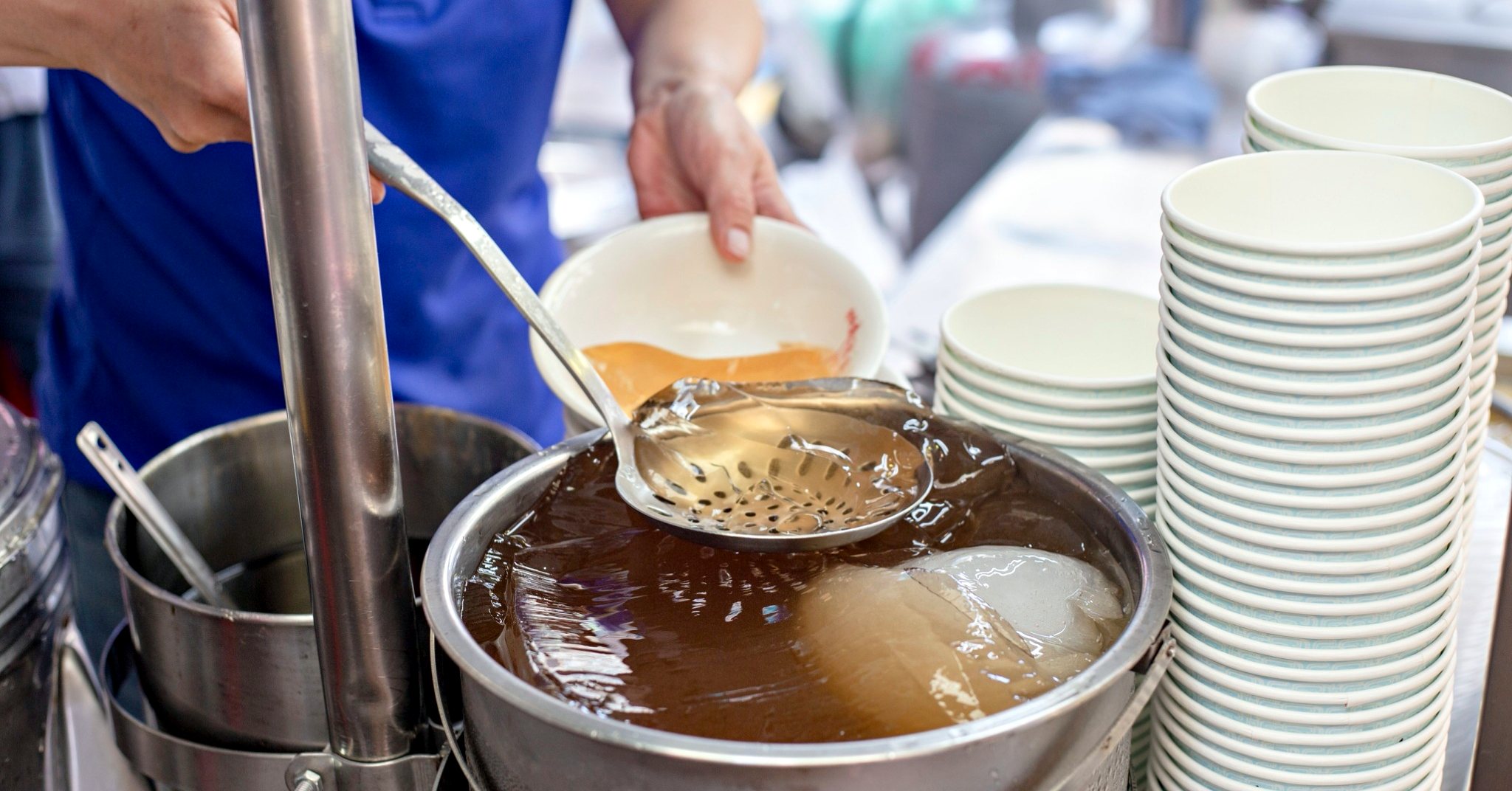 【民權西路美食】城市愛玉，晴光市場美食必點米苔目粉粿