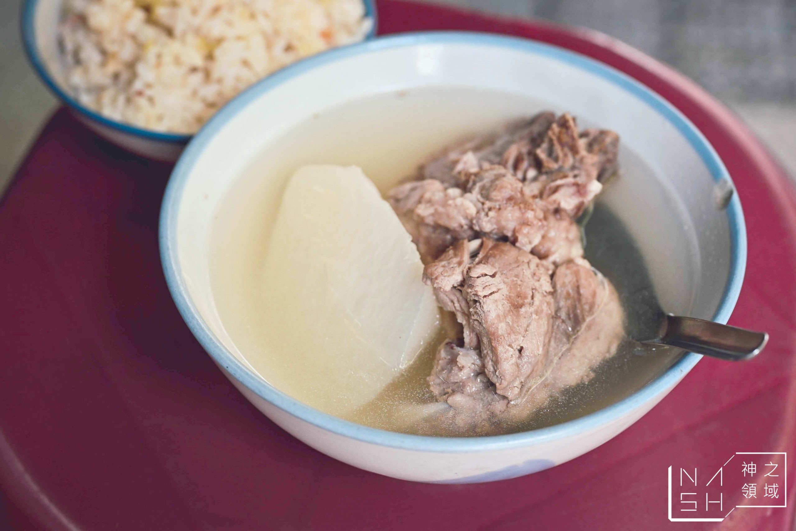 灶頂原汁排骨湯高麗菜飯