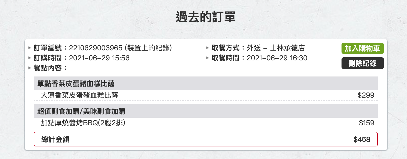 香菜皮蛋豬血糕比薩